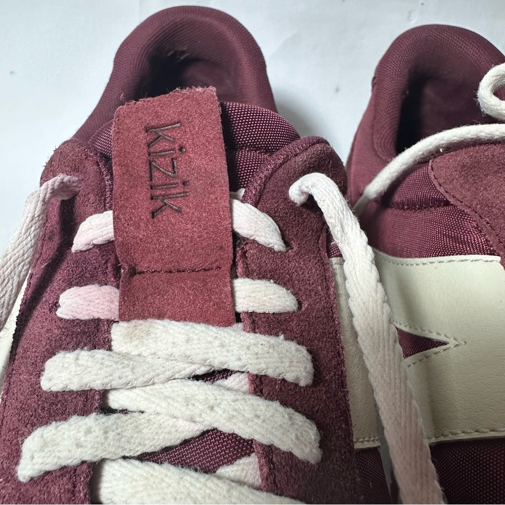 Kizik Milan Sneakers Merlot Mens 13 Womens 14 Burgundy Dark Red K3FCDMILWN07-1D - Picture 9 of 15